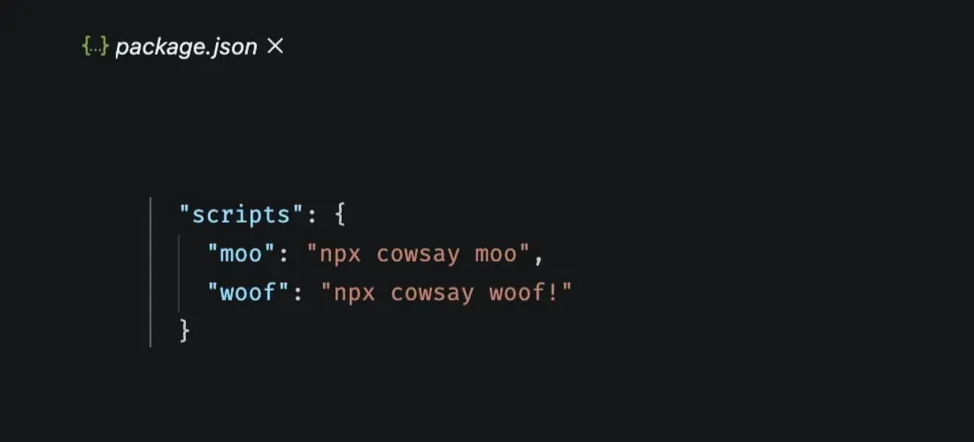 Add a "terminal" query to define a start command